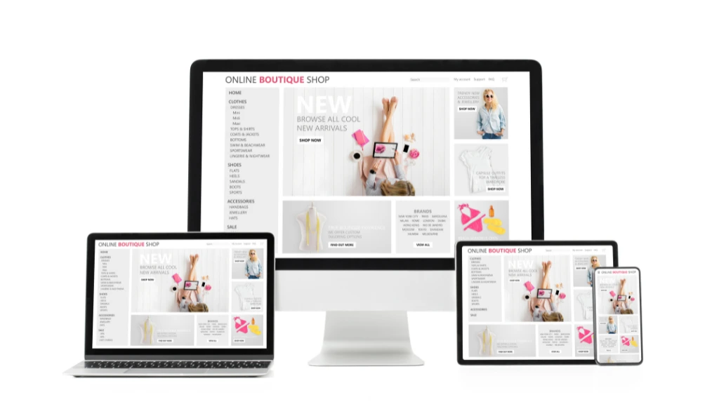 Custom web design and development